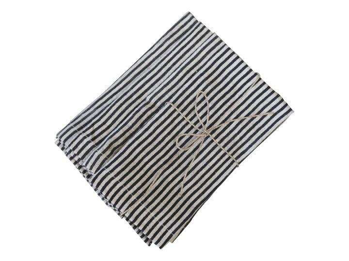 Set of 4 Linen Napkins - Stripe