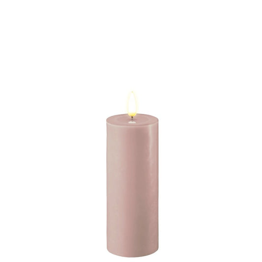 LED Pillar Candle - Rose