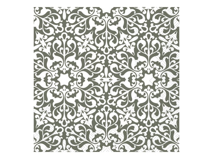 Napkin with pattern - Olive