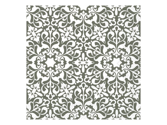 Napkin with pattern - Olive