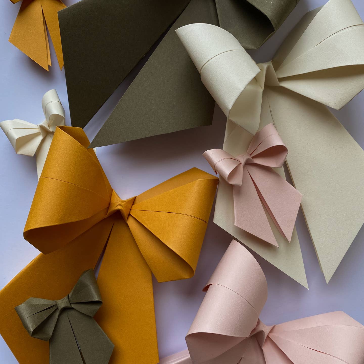 Paper Bow Decorations - 5 Large