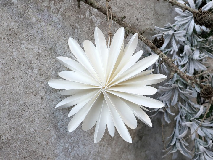 Snowflake Ornament in Cream