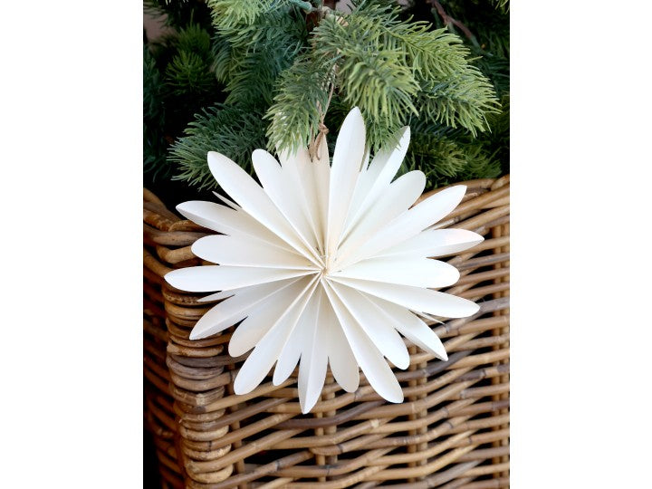 Snowflake Ornament - Cream Large