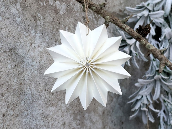 Snowflake in paper - Cream