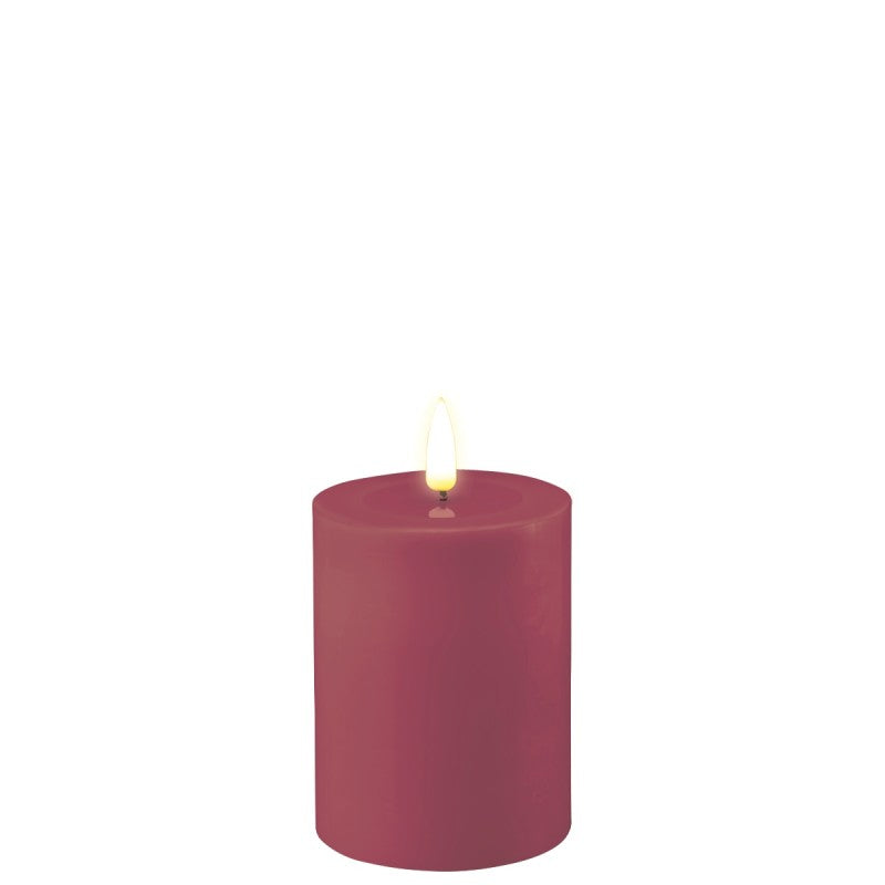 LED Pillar Candle - Magenta