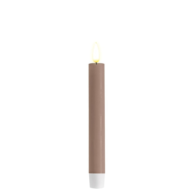 Straight LED Dinner Candles (Set of 2) - Rose
