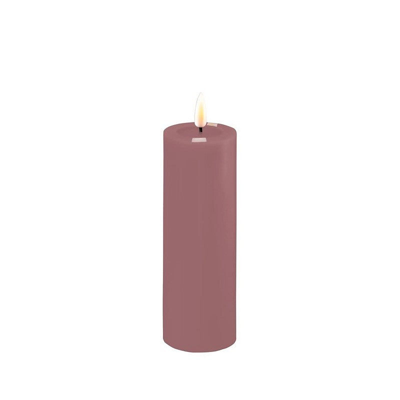 LED Pillar Candle - Amethyst