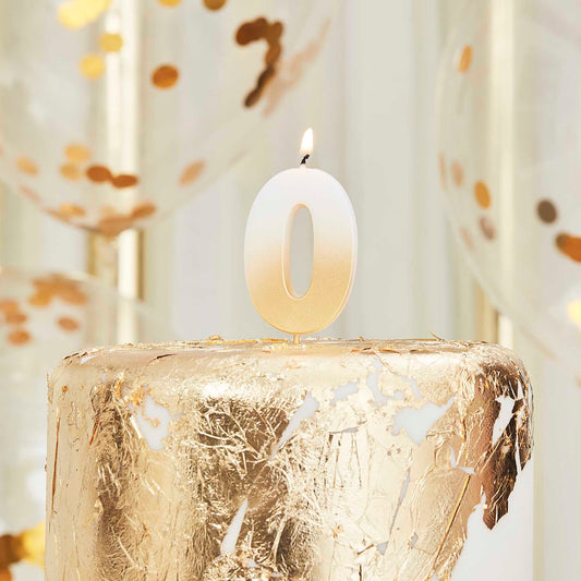 Candle 0 - Gold Ombre