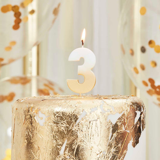 Candle 3 - Gold Ombre