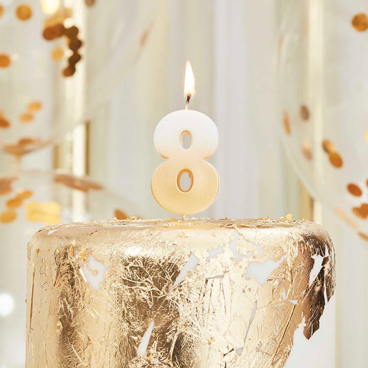 Candle 8 - Gold Ombre