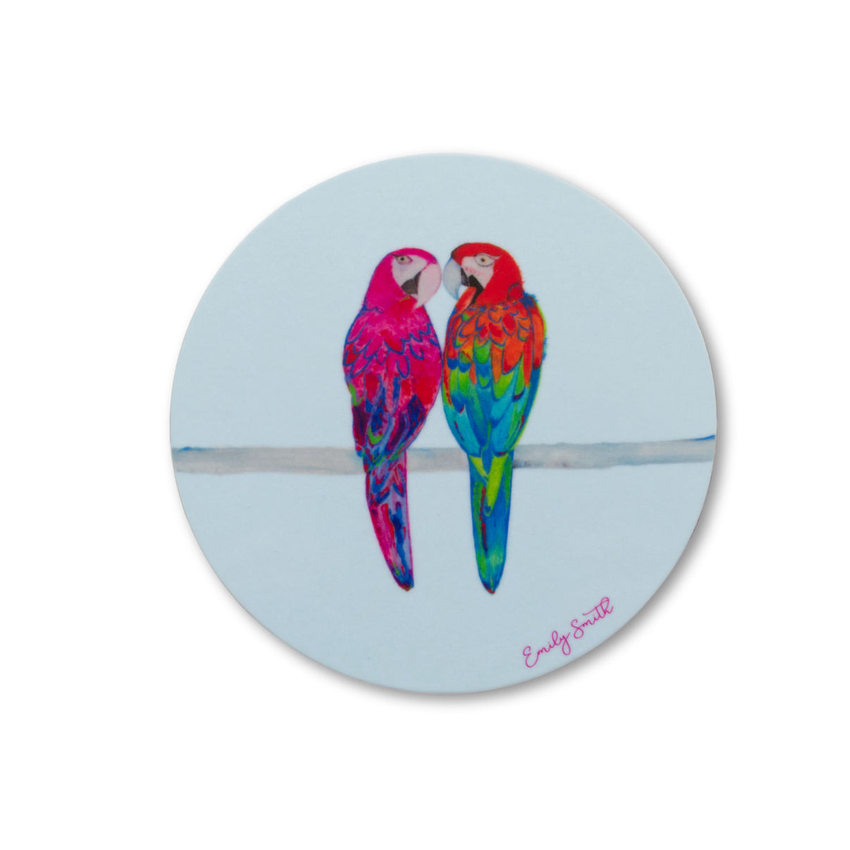Emily Smith Coaster - Parrots