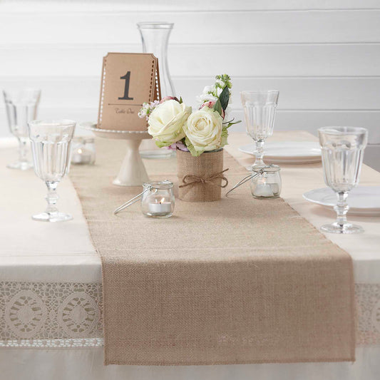 Hessian Table Runner