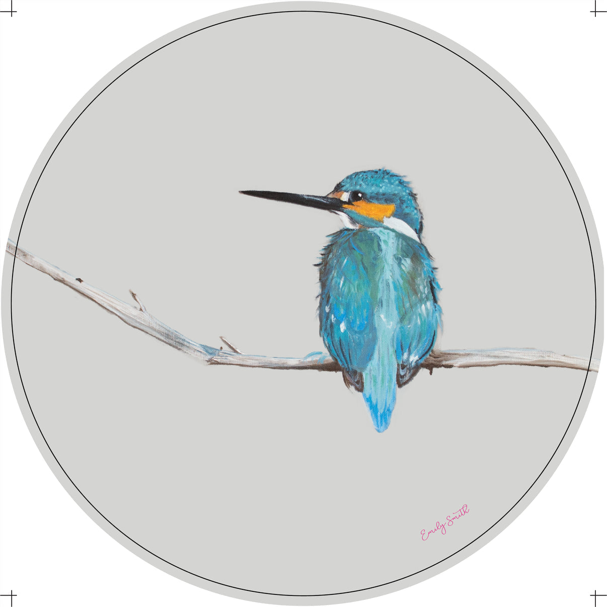 Emily Smith Placemat - Kingfisher