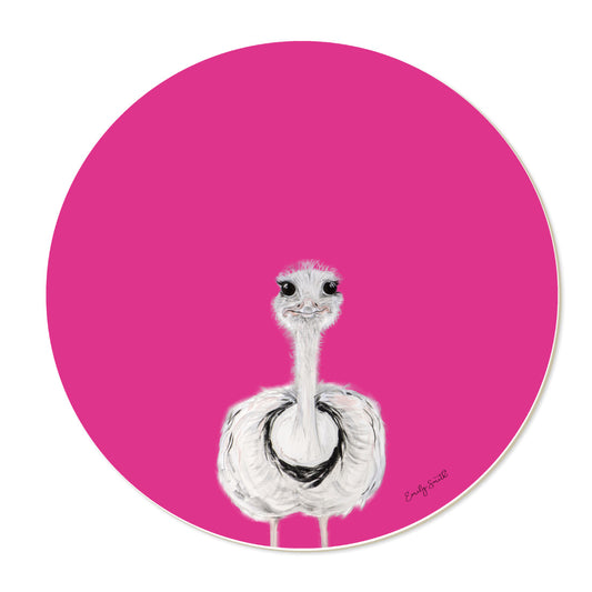 Emily Smith Placemat - Ostrich