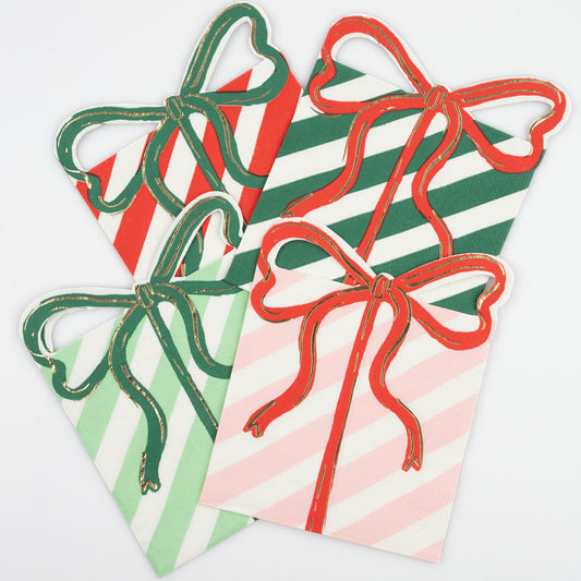 Meri Meri Present With Bow Napkins