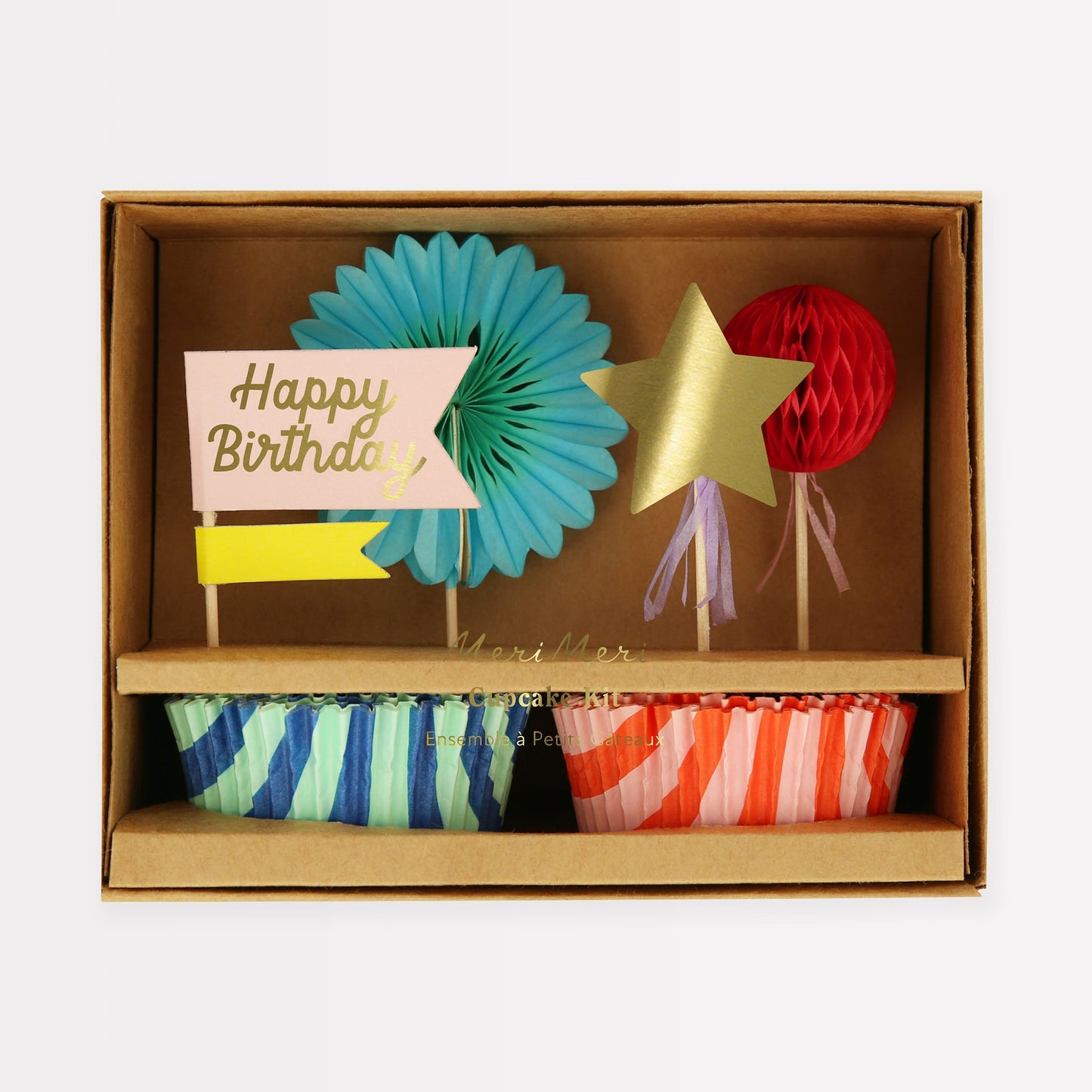 Meri Meri Stripe Cupcake Kit