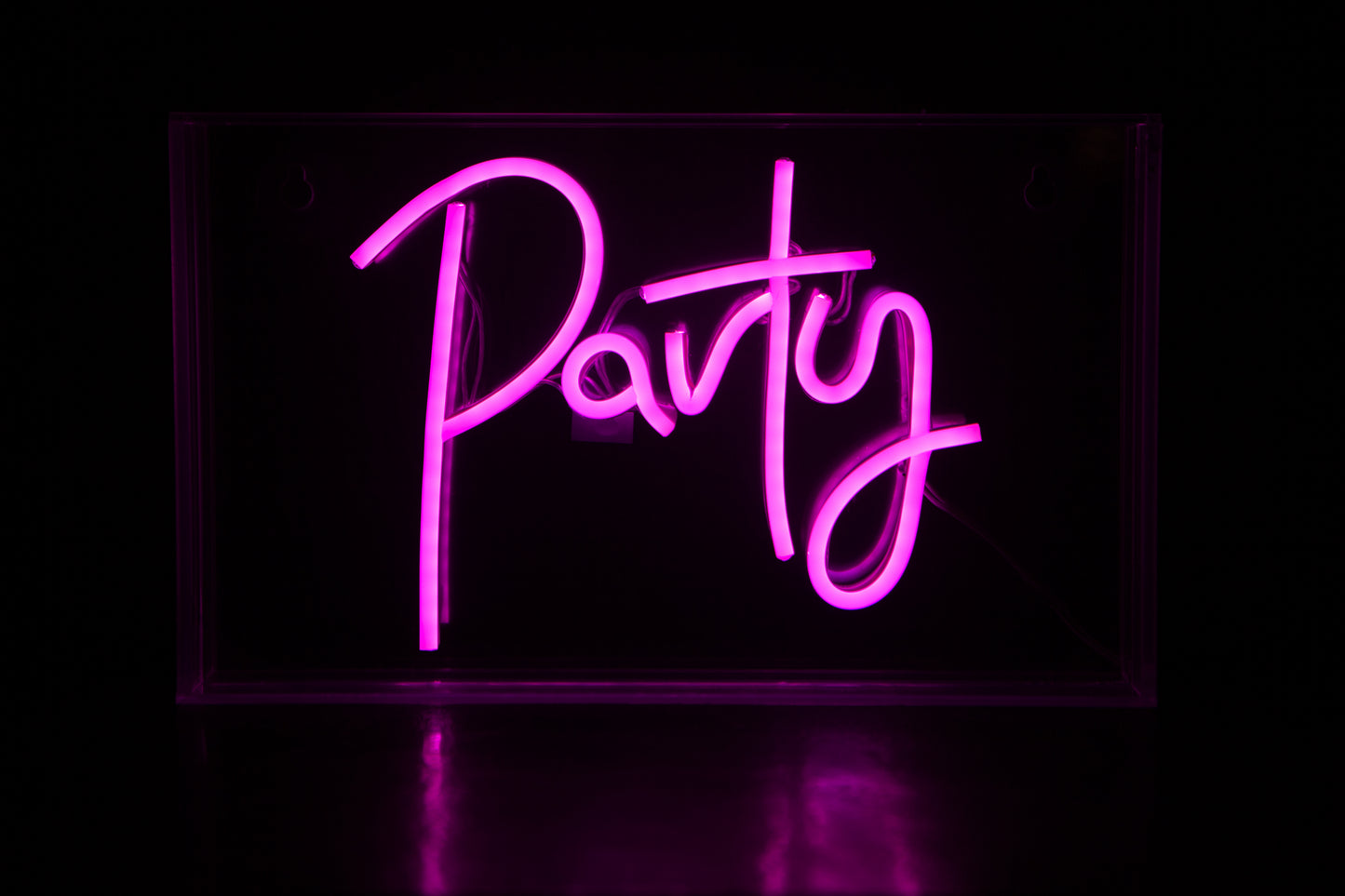 Neon light box [Party]