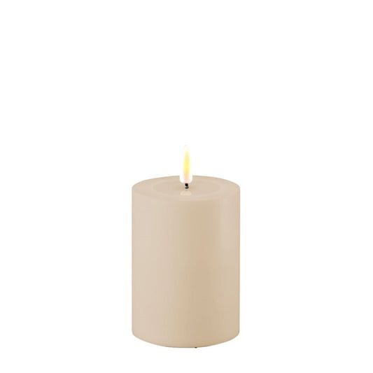LED Outdoor Pillar Candle - Sand