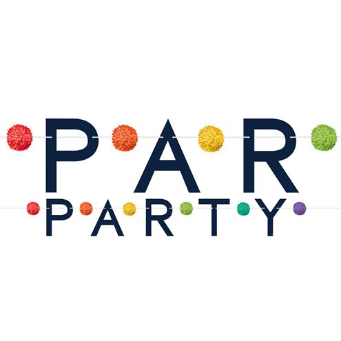 Party banner, Pom Pom