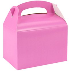 Multi- coloured party boxes
