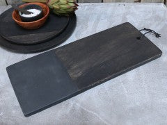 Laon Tapas Board stone plate mango wood
