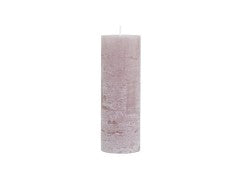Macon Pillar Rustic Wax Candles - Taupe