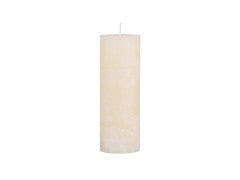 Macon Pillar Rustic Wax Candles - Cream