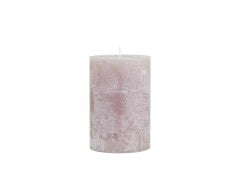 Macon Pillar Rustic Wax Candles - Taupe