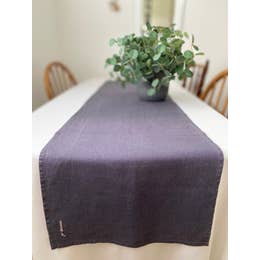 Table Runner Linen [Dark Grey]