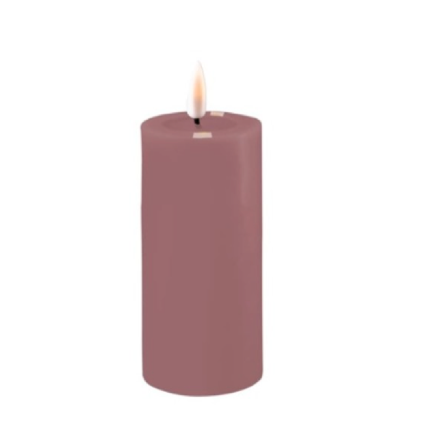 LED Pillar Candle - Amethyst