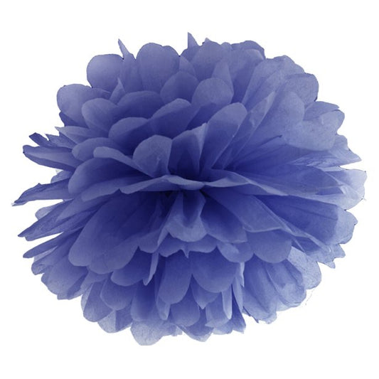 Blue Pom Pom 25cm