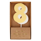 Meri Meri Number 8 Candle