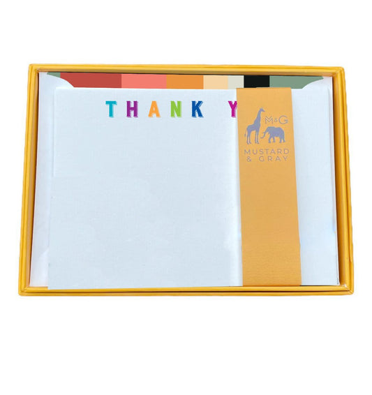 Thank You notecards -Set of 10